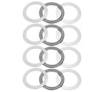 sourcing map 4 Sets AXK5070 Thrust Needle Roller Bearings with 8 Washers, Chrome Steel Needle Roller Bearings, ID 50mm, OD 70mm, Thickness 5mm