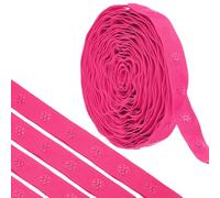 sourcing map 4 Yard Snap Button Tape for Sewing, Cotton Snap Button Trim Fastener Buckles Tape for Clothes Fabric DIY Craft, Rose Red