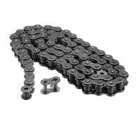 sourcing map #40/08A-1 Roller Chain 3 Feet 1/2" Pitch Carbon Steel Roller Chains with Free Master Connector Link for Bicycles, Motorcycles, 72 Links