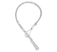 sourcing map 40-60mm OD Cable Pulling Socks Grip 1.5m High-Strength Fore-Hand Pull Wire Mesh Puller Socks Grip Galvanized Steel Wire Pulling Tools