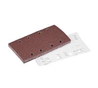 sourcing map 40 Grit 1/3 Sanding Sheet Sander Sandpaper Hook and Loop Pads 8 Hole 10pcs