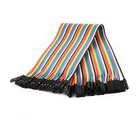sourcing map 40 Pcs 30cm Female to Female 2.54mm Jumper Wire Cable