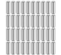 sourcing map 40 Pcs 5 mm x 15 mm Dowel Pins 316L Stainless Steel Cylindrical Dowel Pins Shelf Support Peg Pin Rod Fasten Elements Metal Shelf Pegs Silver Tone