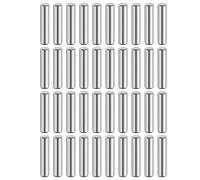 sourcing map 40 Pcs 5 mm x 20 mm Dowel Pins 316L Stainless Steel Cylindrical Dowel Pins Shelf Support Peg Pin Rod Fasten Elements Metal Shelf Pegs Silver Tone