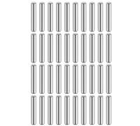 sourcing map 40 Pcs 5 mm x 25 mm Dowel Pins 316L Stainless Steel Cylindrical Dowel Pins Shelf Support Peg Pin Rod Fasten Elements Metal Shelf Pegs Silver Tone
