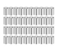 sourcing map 40 Pcs 8 mm x 14 mm Dowel Pins 316L Stainless Steel Cylindrical Dowel Pins Shelf Support Peg Pin Rod Fasten Elements Metal Shelf Pegs Silver Tone