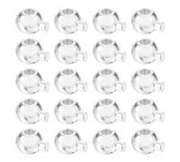 sourcing map 40 Pcs Crimp Beads Covers, 3.5mm Spacer Bead Covers, Metal Cord End Crimp Stopper Beads for DIY Craft Ends Accessories, Silver