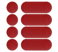 sourcing map 40 Pcs Double Sided Adhesive Pads, 15mm Dia Dash Cam Sticky Pads Self-Adhesive Round Mounting Foam Tape Waterproof & Heat Resistant for Car Walls Picture Home Decor, Red