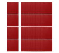 sourcing map 40 Pcs Double Sided Adhesive Pads, 25mm x 25mm Dash Cam Sticky Pads Self-Adhesive Square Mounting Foam Tape Waterproof & Heat Resistant for Car Walls Picture Home Decor, Red