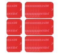 sourcing map 40 Pcs Double Sided Adhesive Pads, 30x30mm Dash Cam Sticky Pads Self-Adhesive Square Mounting Foam Tape Waterproof & Heat Resistant for Car Walls Picture Home Decor, Red