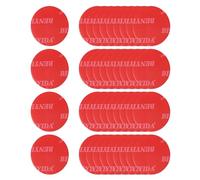 sourcing map 40 Pcs Double Sided Adhesive Pads, 40mm Dia Dash Cam Sticky Pads Self-Adhesive Square Mounting Foam Tape Waterproof & Heat Resistant for Car Walls Picture Home Decor, Red