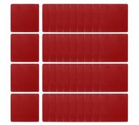 sourcing map 40 Pcs Double Sided Adhesive Pads, 60mm x 60mm Dash Cam Sticky Pads Self-Adhesive Square Mounting Foam Tape Waterproof & Heat Resistant for Car Walls Picture Home Decor, Red