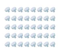 sourcing map 40 PCS M5x6mm Flat Knurled Head Thumb Screws,Solid Iron Fully Threaded Thumbscrew Bolts Fasteners for Lighting Household Appliances Electronic Equipment