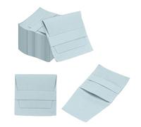 Sourcing Map 40 Pcs Microfiber Jewelry Pouch 2.7× 2.5 Inch, Mini Packaging Bag With Band for Small Gift Bulk Necklace Earrings, Light Blue