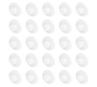 sourcing map 40 Pcs Plastic Gears 30 Teeth Plastic Motor Gear Model 30122B Reduction Gear for RC Car Model DIY Robot (White, Module 0.5)