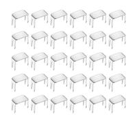 sourcing map 40 Pcs Zipper Stopper, #10 Top & Bottom Zipper Stops Repair Kit Metal Bottom Replacement Stops for Bags Jackets Coats Rescue Repair DIY Sewing Projects,(Silver)
