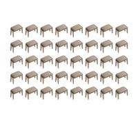 sourcing map 40 Pcs Zipper Stopper, #5 Top & Bottom Zipper Stops Repair Kit Metal Bottom Replacement Stops for Bags Jackets Coats Rescue Repair DIY Sewing Projects,(Bronze)