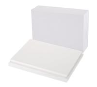 sourcing map 40 Set Watercolor Paper with Envelopes 7 x 5 Inch 140lb/300gsm Artist Painting Drawing Paper Cold Press Water Color Sheet with White Case for Sketchbook Journal (Straight Corner)