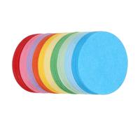 sourcing map 400 PCS Circle Cutouts Paper, 1 Inch Round Cutouts 70gsm Circle Cardstock for DIY Crafts Classroom Bulletin Board Decoration,Assorted Colors