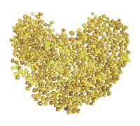sourcing map 400g/0.88lb 5-7mm Decorative Glass Stones, Polished Glass Pebbles Marbles DIY Decor for Vase Filler Beads Crafts Fish Tank Aquarium Garden Decoration, Yellow