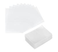 sourcing map 400Pcs Clear Perforated Shrink Band 55x40mm Fits Cap Diameter 31-34mm