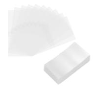 sourcing map 400Pcs Clear Perforated Shrink Band 89x50mm Fits Cap Diameter 52-55mm