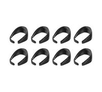 sourcing map 400Pcs Pinch Clip Clasp, 5 x 7mm Pinch Clip Pendant Bail Connector Metal Pinch Bail for Pendants Jewelry Making DIY Craft, Electrophoresis Black
