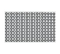 sourcing map 400Pcs Round 3D Scanning Marker for Handheld 3D Scanner, Inner 5mm Outer 10mm High Reflective Tracking Dot Scanning Point Markers Positioning Targets for Laser 3D Scanner, Silver