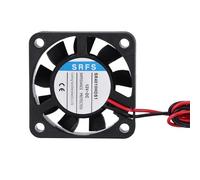 sourcing map 4010 Fan 40mm x 10mm 1-3/5 Inch 12V Small Plastic Cooling Fan 2 Pin for Computer PC Case CPU Heatsink 3D Printer Desktop Cooling Router Server(1 PCS)