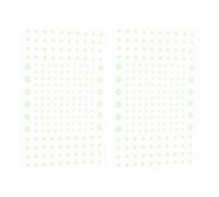 sourcing map 404 Pcs Glow in The Dark 3D Spot Decals Decor, Green Luminous Adhesive Wall Stickers, 3D Glowing Stickers for Ceiling Bedroom Bedding Room Decoration