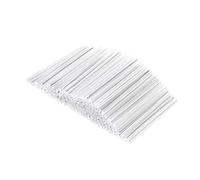 sourcing map 40mm 1.4mm OD Fiber Optic Sleeves, 2 Ends Pre-Shrunk Fiber Optic Fusion Splice Tube Protector Sleeves, Clear Heat Shrinkable Tubing 200pcs