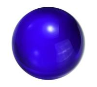 sourcing map 40mm/1.6" Crystal Sphere Ball Glass Solid Decorative Sphere Crystal Ball Prop Ornament for Feng Shui Divination Fortune Telling Tabletop Fountain Decoration, Dark Blue