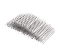sourcing map 40mm 3.6mm OD Fiber Optic Fusion Splice Tube Protector Sleeves, Clear Heat Shrinkable Tubing- 200pcs