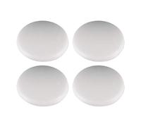 sourcing map 40mm Wall Protectors Self Adhesive Door Handle Bumper Guard Stopper Silicone Stop White 4pcs