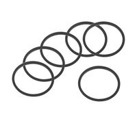 sourcing map 40oz Replacement Rubber Lid Seals, 8 Pcs 3" Diameter O Shaped Resealable Lid Gaskets for Stainless Steel Insulated Tumbler Mugs Cups Vacuum, Black