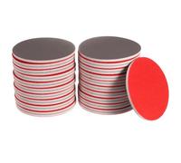 sourcing map 40pcs 2000 Grit Sanding Sponge 5 Inch Hook and Loop Sponge Sanding Disc Wet/Dry for Car Wood Drywall Metal