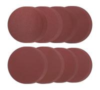 sourcing map 40pcs 200mm Sanding Discs, 80-800 Grits Aluminum Oxide Hook & Loop Stick Back Sandpapers Round Sander Papers, Sand Auto Car Paint, Wood, Metal (5pcs of Each Grit)