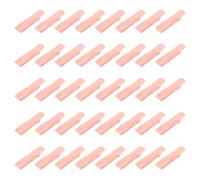 sourcing map 40pcs 43cm Peach Satin Table Napkins Polyester Square Bright Table Napkin Fabric Table Napkin for Event Wedding Party Table Decoration, 17 x 17 Inch