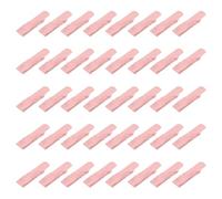 sourcing map 40pcs 43cm Rose Gold Satin Table Napkins Polyester Square Bright Table Napkin Fabric Table Napkin for Event Wedding Party Table Decoration, 17 x 17 Inch