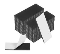 sourcing map 40Pcs 50 x 20 x 2mm Square Magnets Dots with Adhesive Backing, Rubber Magnets Stickers Self Adhesive Magnetic Discs for Fridge Whiteboard DIY Craft Office Classroom Home