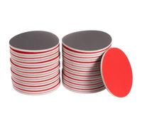 sourcing map 40pcs 800 Grit Sanding Sponge 5 Inch Hook and Loop Sponge Sanding Disc Wet/Dry for Car Wood Drywall Metal
