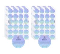 sourcing map 40Pcs Candle Warning Labels, 1.18 Inch Laser Silver Candles Wick Jar Warning Stickers Self-Adhesive for DIY Candle Making Jars Wax Melt Containers, Tins, Glasses Safety Sticker