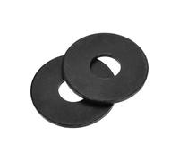 sourcing map 40Pcs Carbon Steel Flat Washers, M10x30x2mm Black Oxidized Grade 8.8 Washer, Seal Gaskets Flat Ring for Screws Bolts Machinery Repair, Outdoor Construction