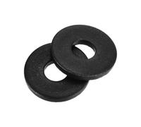 sourcing map 40Pcs Carbon Steel Flat Washers, M8x24x3mm Black Oxidized Grade 8.8 Washer, Seal Gaskets Flat Ring for Screws Bolts Machinery Repair, Outdoor Construction
