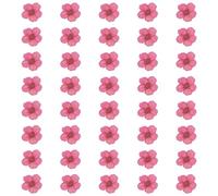 sourcing map 40Pcs Dried Pressed Flowers, 0.24-0.31" Colorful Dried Pressed Narcissus Flowers Bulk for Nail Art Resin Jewelry Candle Card Making Scrapbook Phone Case Decoration, Rose Red