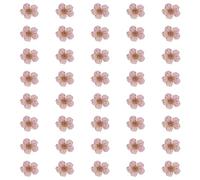 sourcing map 40Pcs Dried Pressed Flowers, 0.24-0.31" Colorful Dried Pressed Narcissus Flowers Bulk for Nail Art Resin Jewelry Candle Card Making Scrapbook Phone Case Decoration, Light Purple