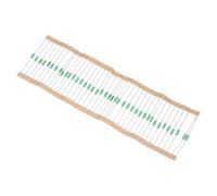 sourcing map 40pcs Resistance Fuse, 250V 0.5A Link Fast Blow Leaded Resistance Fuse for Telecom Communication Electronics Lighting, Green