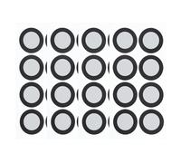 sourcing map 40Pcs Round 3D Scanning Marker for Handheld 3D Scanner, Inner 20mm Outer 30mm High Reflective Tracking Dot Scanning Point Markers Positioning Targets for Laser 3D Scanner, Silver