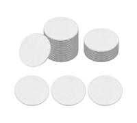 sourcing map 40Pcs Stainless Steel Disc, 1-1/4"(32mm) Dia. 0.07"(1.7mm) Thick Round Flat Metal Plate Stamping Blanks, Circle Metal Plate for Crafts Stamping Jewelry Making
