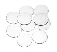 sourcing map 40Pcs Stainless Steel Disc, 1 3/16"(30mm) Dia 0.05"(1.2mm) Thick 304 Stainless Steel Flat Round Sheet Blank Round Circle Plate for Crafts Metal Stamping and Jewelry Making